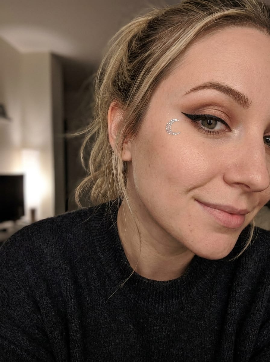 Minimalistisches Last-Minute Halloween Makeup - Halloween Make-up